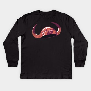 Hiccup How to Train Your Dragon | Hiccup Bronze Viking Helmet Kids Long Sleeve T-Shirt